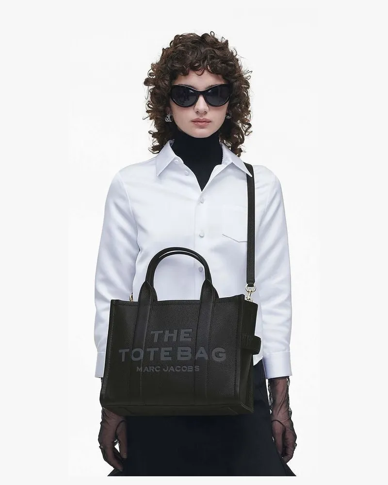 Marc Jacobs Cow Leather Tote Bag — Black Black