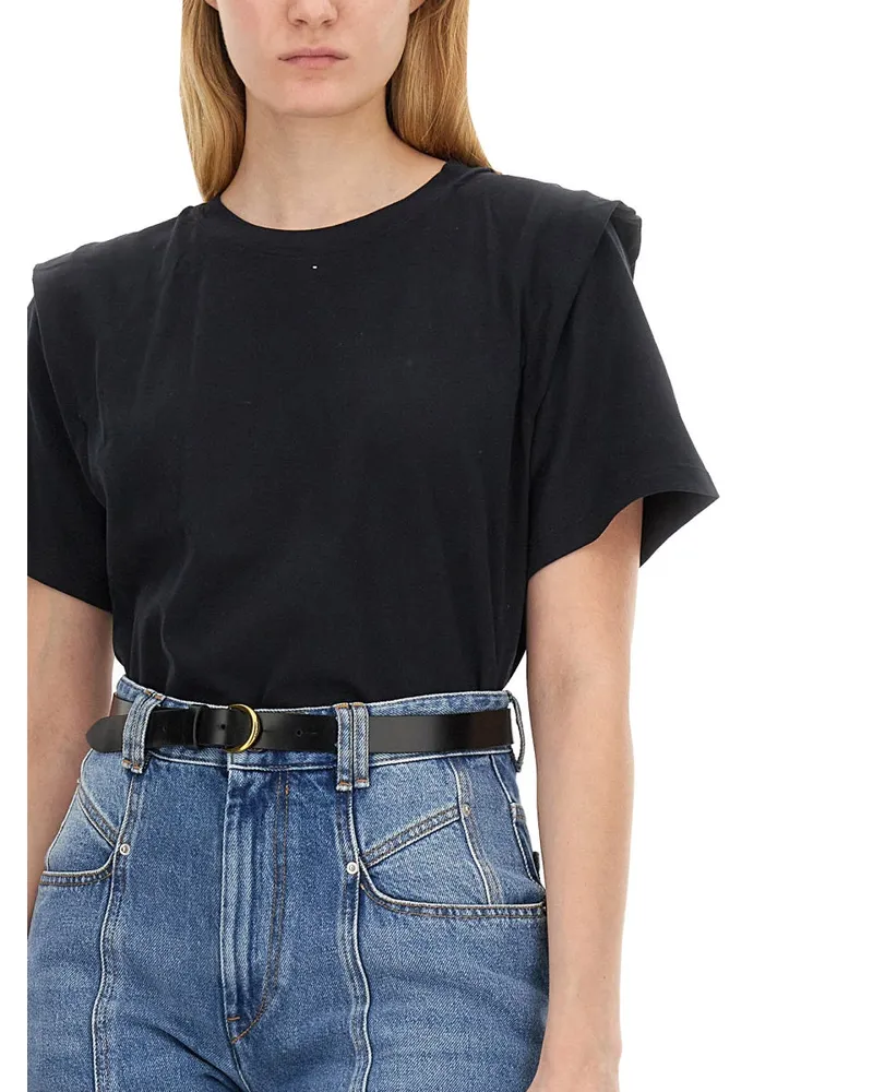 Isabel Marant Zelitos T-Shirt — Black Black