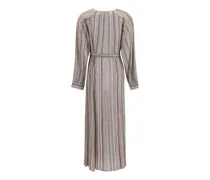 Women's Long Sequin Cardigan Dress Pink Tones
