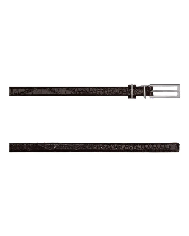 Tom Ford Men's Belt T Loop Brown Calf Leather Brown