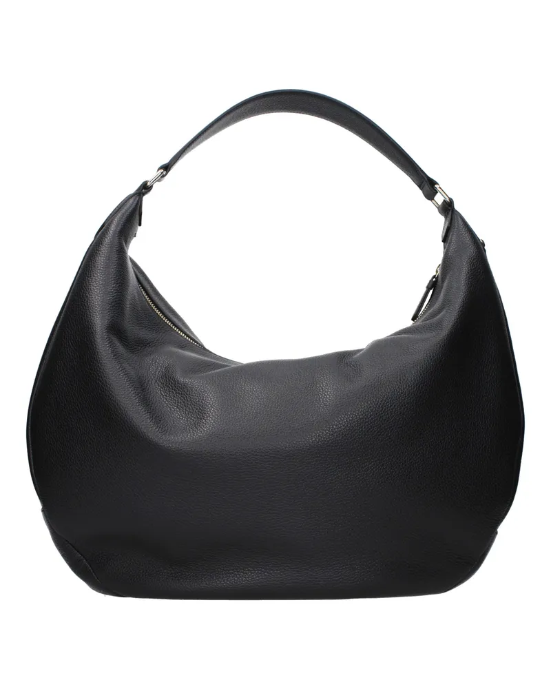Jimmy Choo Women's Black Leather Shoulder Bag Black