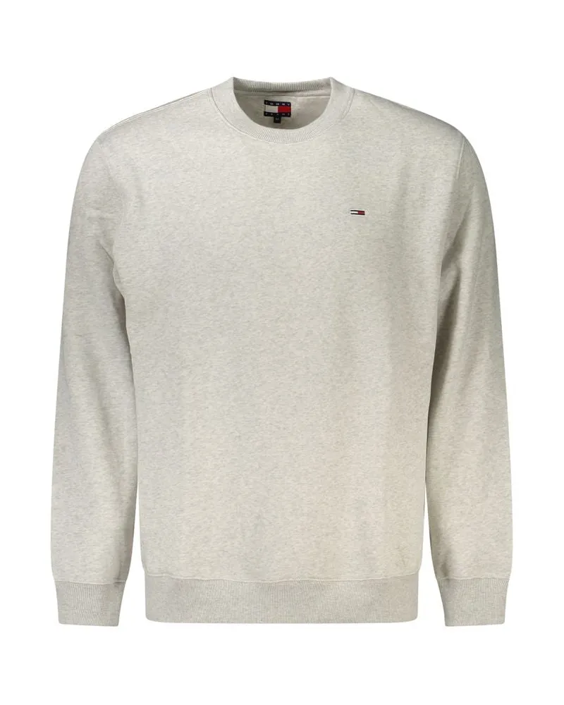 Tommy Hilfiger Logo-Embroidered Cotton Sweatshirt — Gray Gray