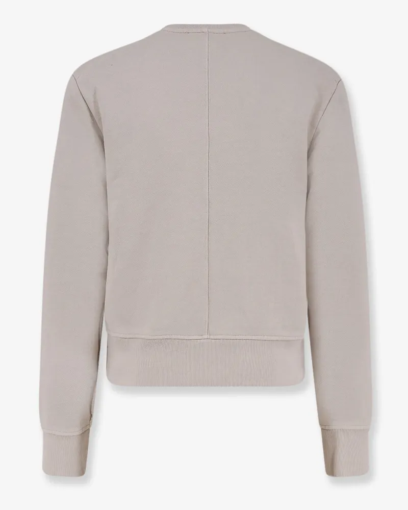 Entire Studios Unisex Pod Crew Cotton Shirt Beige Sweatshirts Sweater Beige