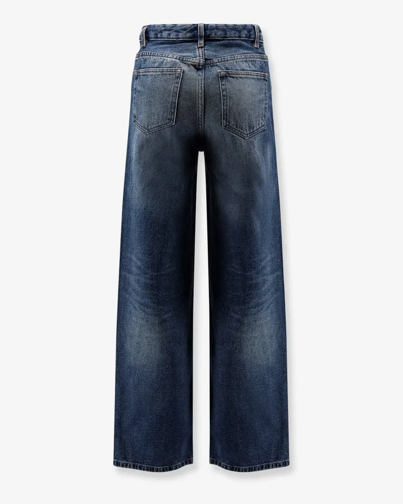 A.P.C. Women's High Waist Blue Jeans Cotton Blue