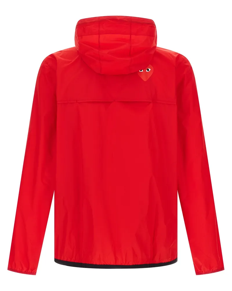 Comme des Garçons Women Multicolor Nylon Shell Jacket Clothing Red
