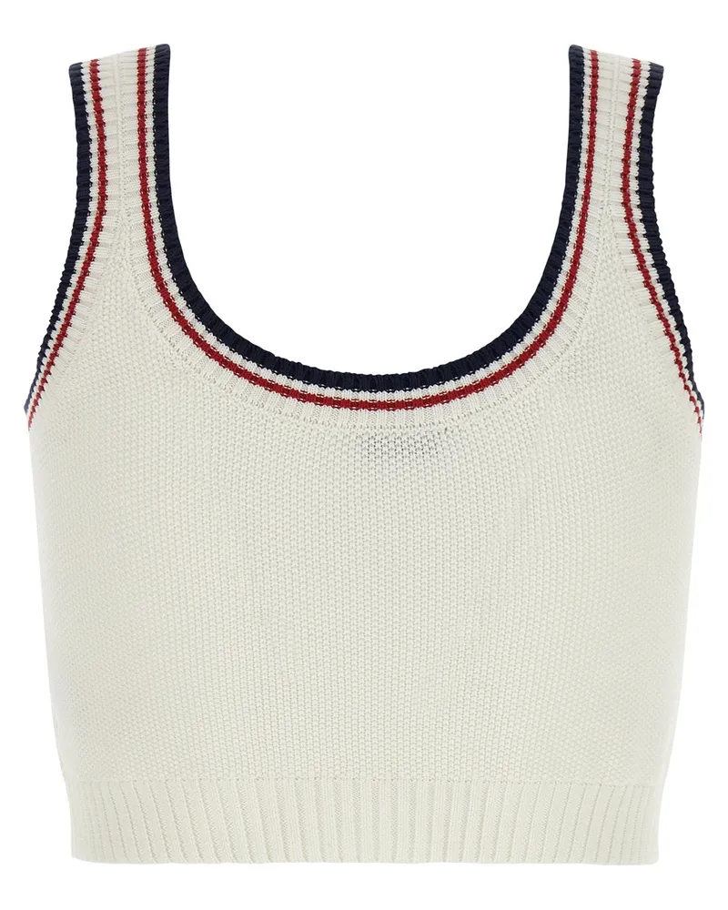 Brunello Cucinelli Women's White Cotton Top White