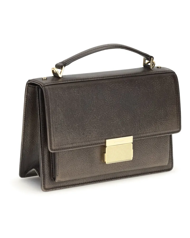 Golden Goose Women's Venezia Handbag Testa Di Moro Calf Leather Bos Taurus Handbags Hand Bags Brown