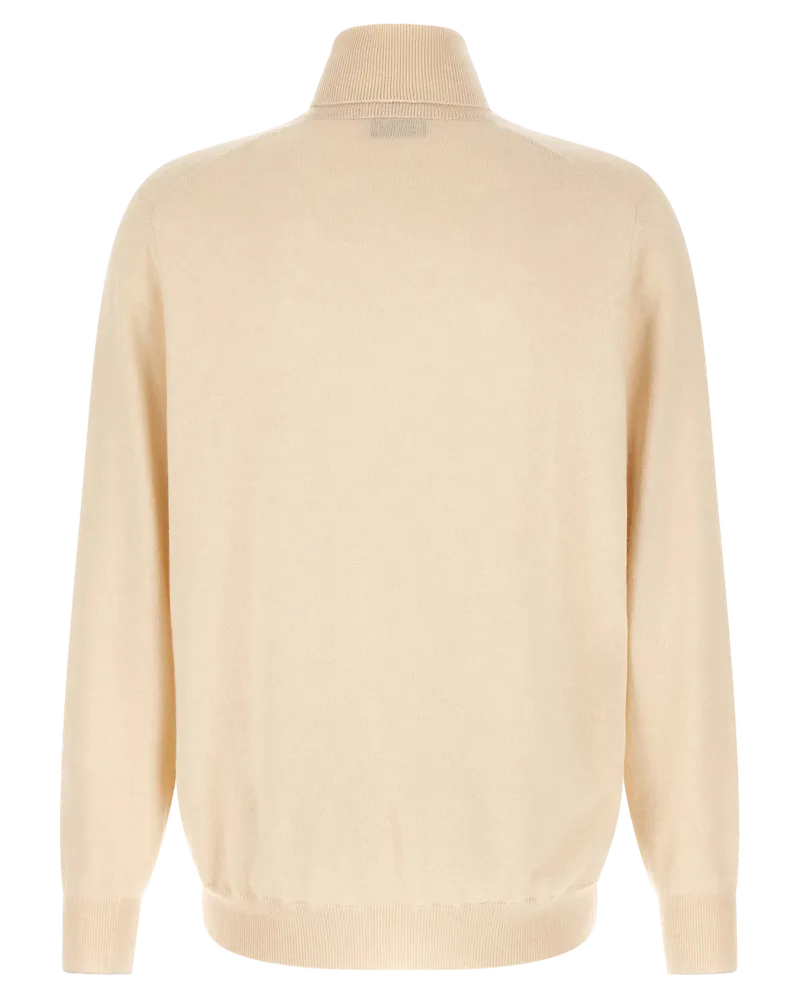 Brunello Cucinelli Men White Cashmere Cardigan Clothing Beige