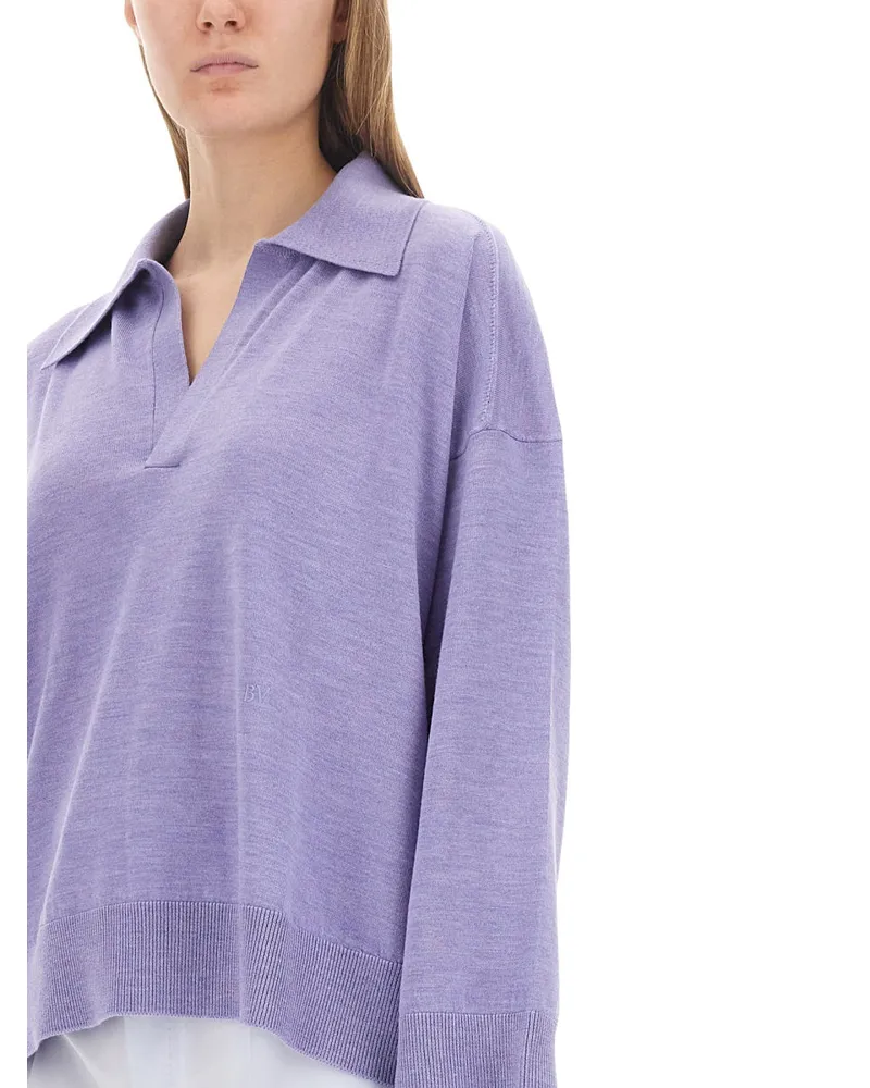 Bottega Veneta Wool Polo Polo Sweater — Multicolor Multicolor