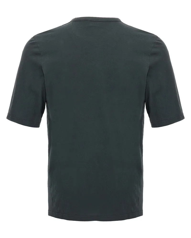 Saint Laurent Men's Black Cotton T-Shirt Black