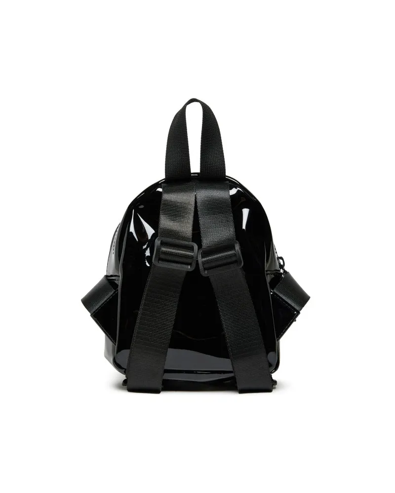 Diesel Logo-Detailed Backpack — Black Black