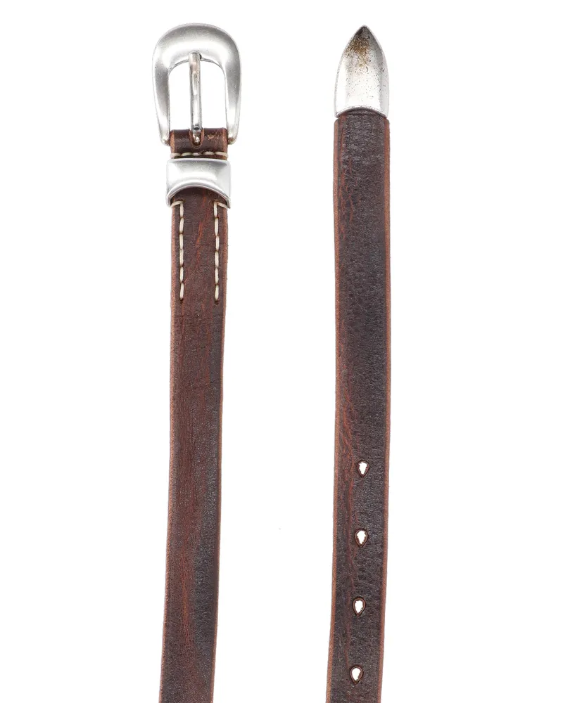 Our Legacy Unisex Belts Brown Cow Leather Brown