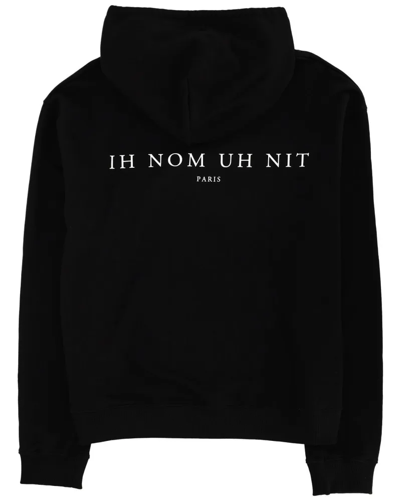 IH NOM UH NIT Printed Cotton Sweatshirt — Black Black