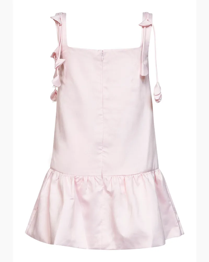 Self-Portrait Women's Mini Dress Pink Taffeta Polyethylene Pink