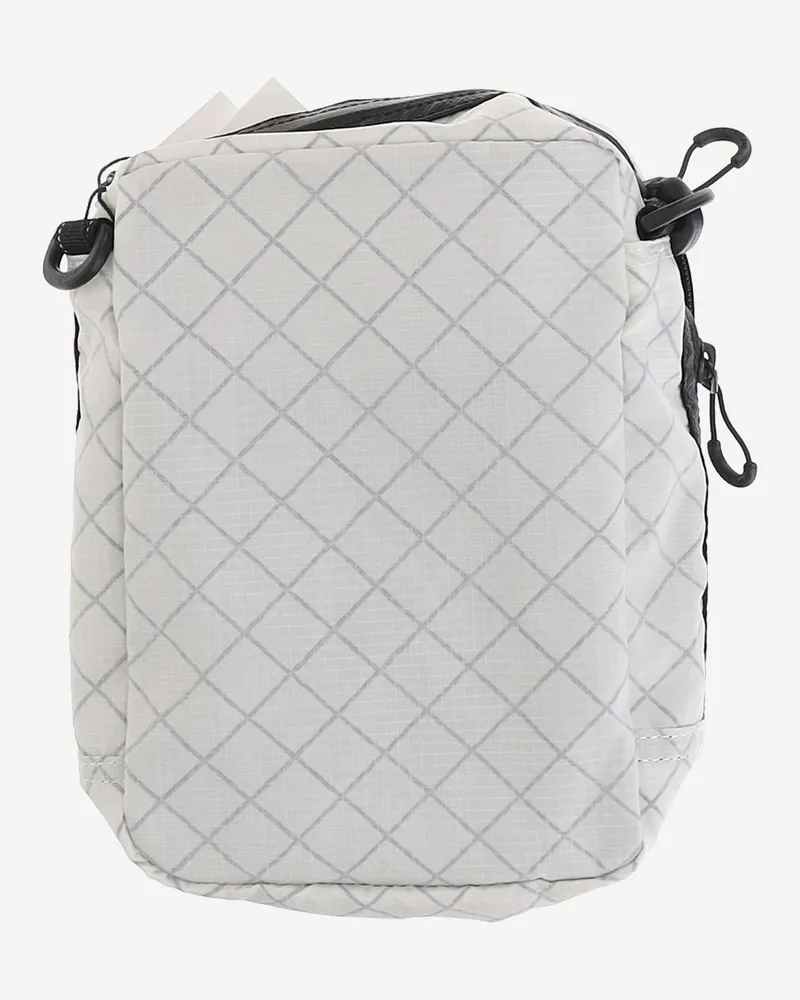and wander Men's Cross-Body Bag Nylon White Polyester Shoulder White