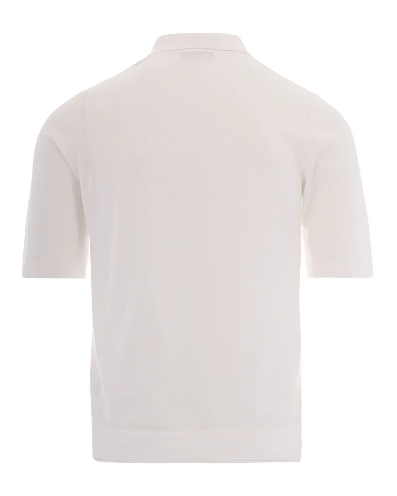 Ballantyne Men's Cotton Shirt White Butter 