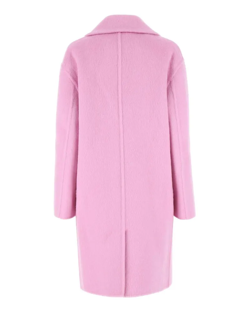 Bottega Veneta Women's Pink Wool Blend Coat 5600 Cappotti Pink