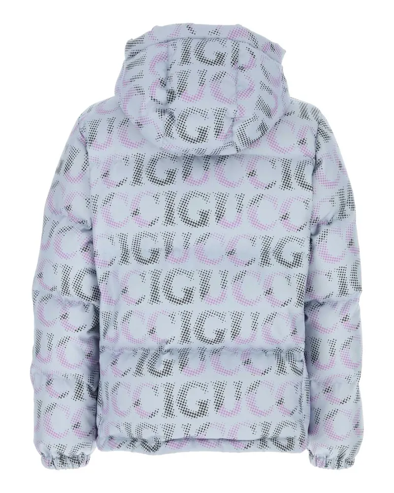Gucci Men's Printed Polyester Down Jacket Cloudlilacmc Piumini Purple