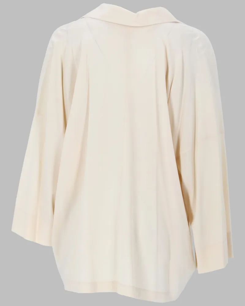 Vince 100% Silk Blouse — White White