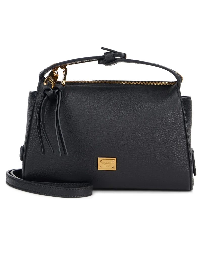 Dolce & Gabbana Women's Shoulder Bag Vittoria Leather Black Black
