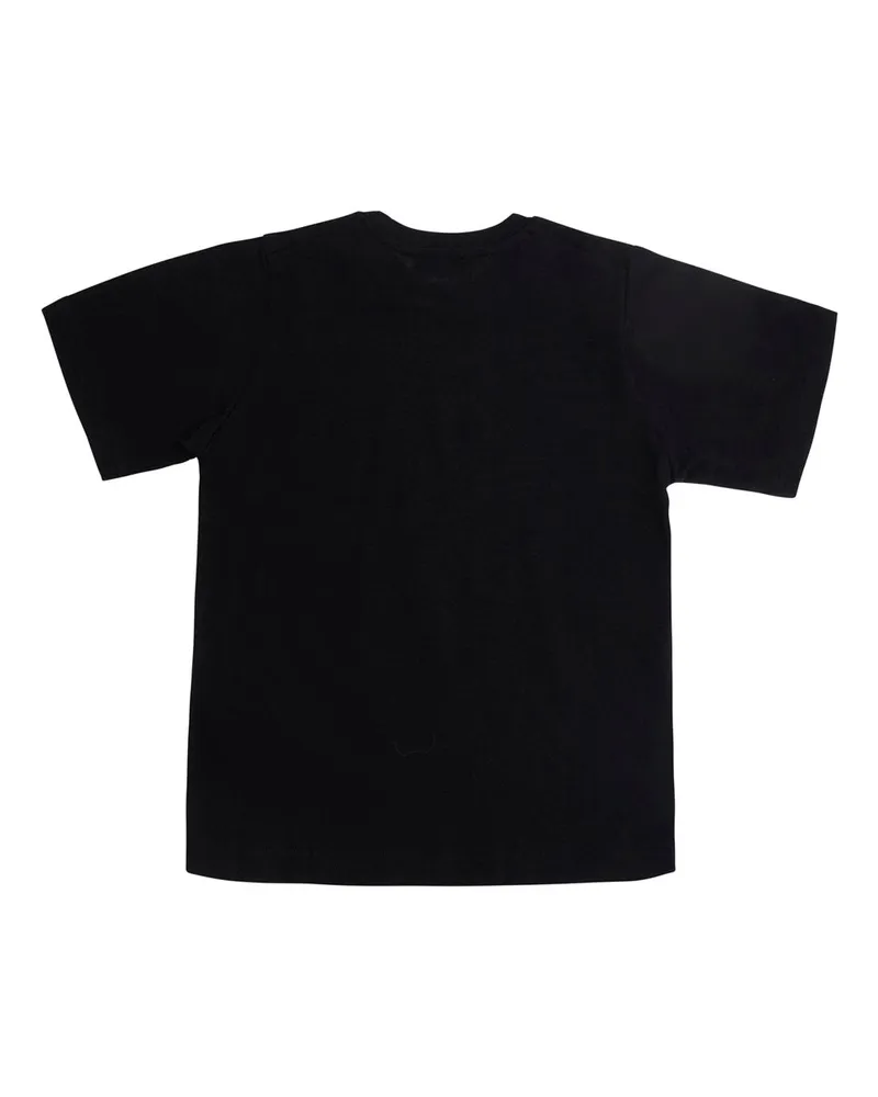 Dsquared2 Boys' T-Shirt Crew Neck Black Cotton T-Shirts And Polos Black