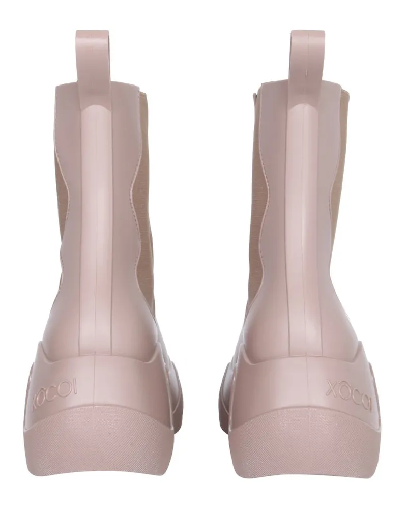 XOCOI Recycled PVC Boots — Brown Brown