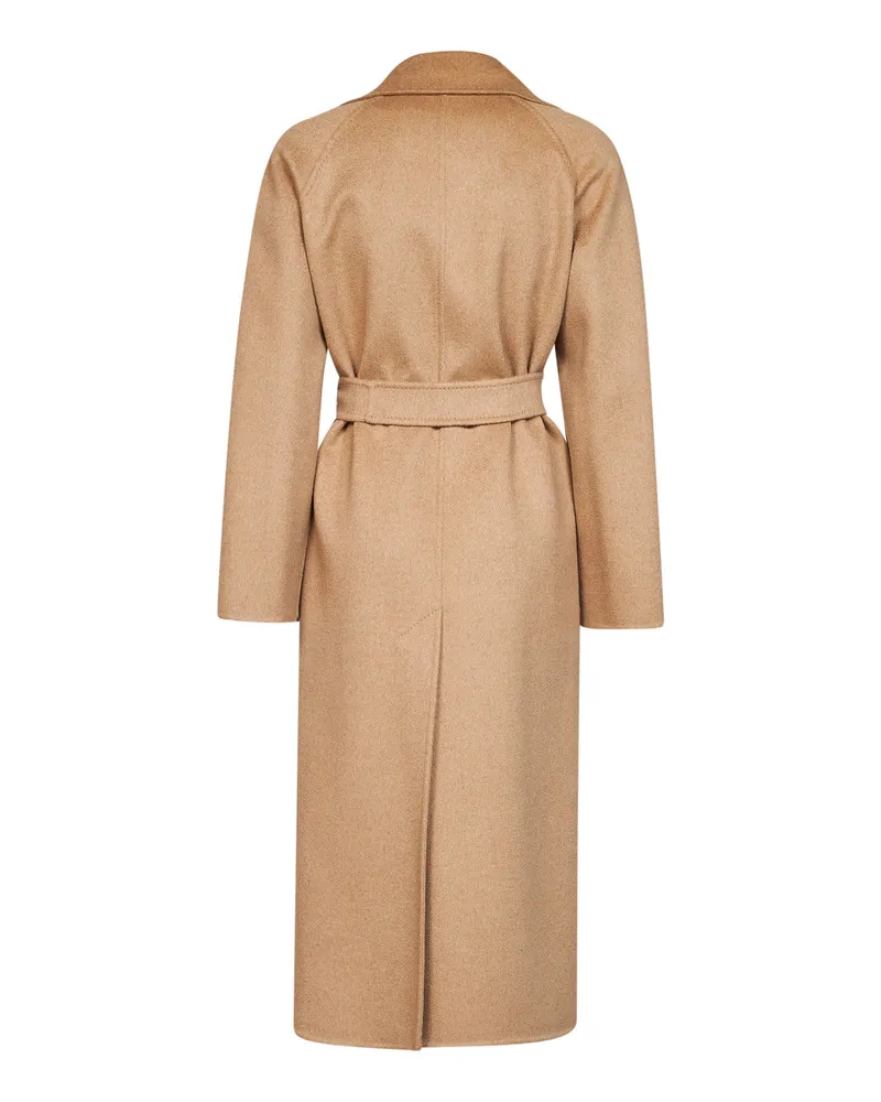 Max Mara Belted Camelwool Coat — Camel Camel
