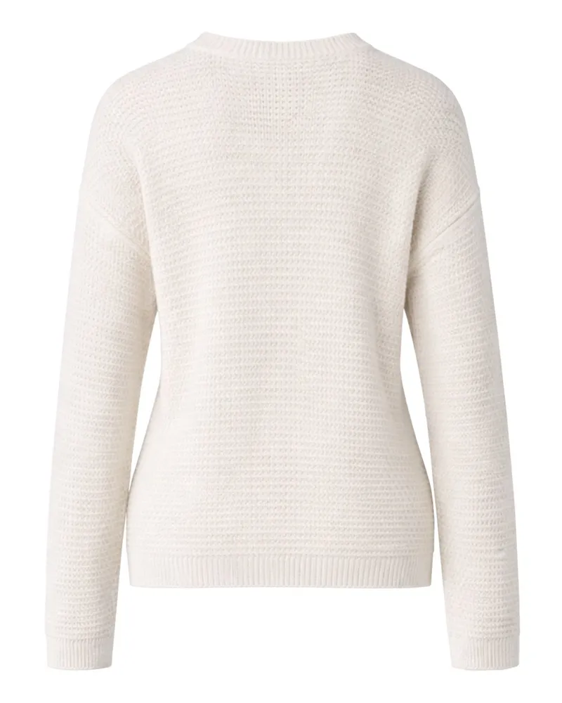 Fabiana Filippi Sequin-Embellished Cotton Sweater — White White
