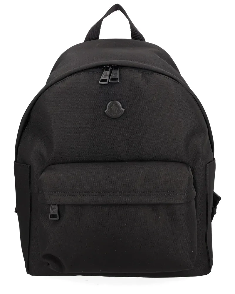 Moncler Men's Backpack New Pierrick Black Polyamide Backpacks Black