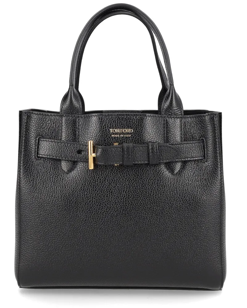 Tom Ford Audrey Top Handle Bag — Black Black