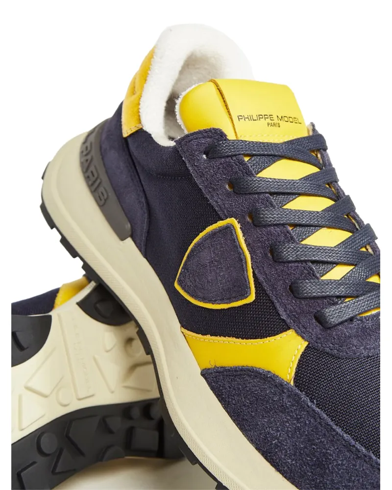 Philippe Model Women's Antibes Low Mondial Sneakers Blue Shoes Blue