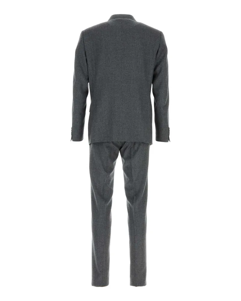Canali Doppio Pant Suit Grigio