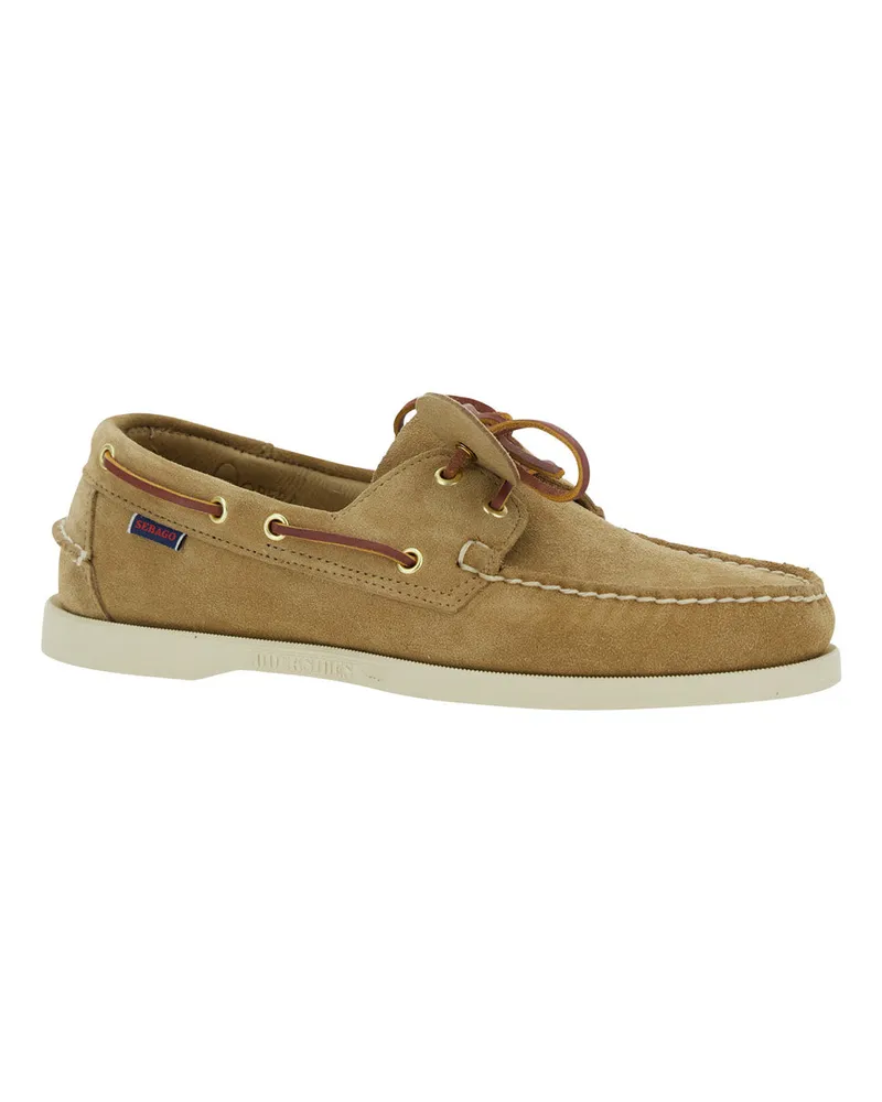 Sebago Men's Loafers Portland Beige Suede Beige