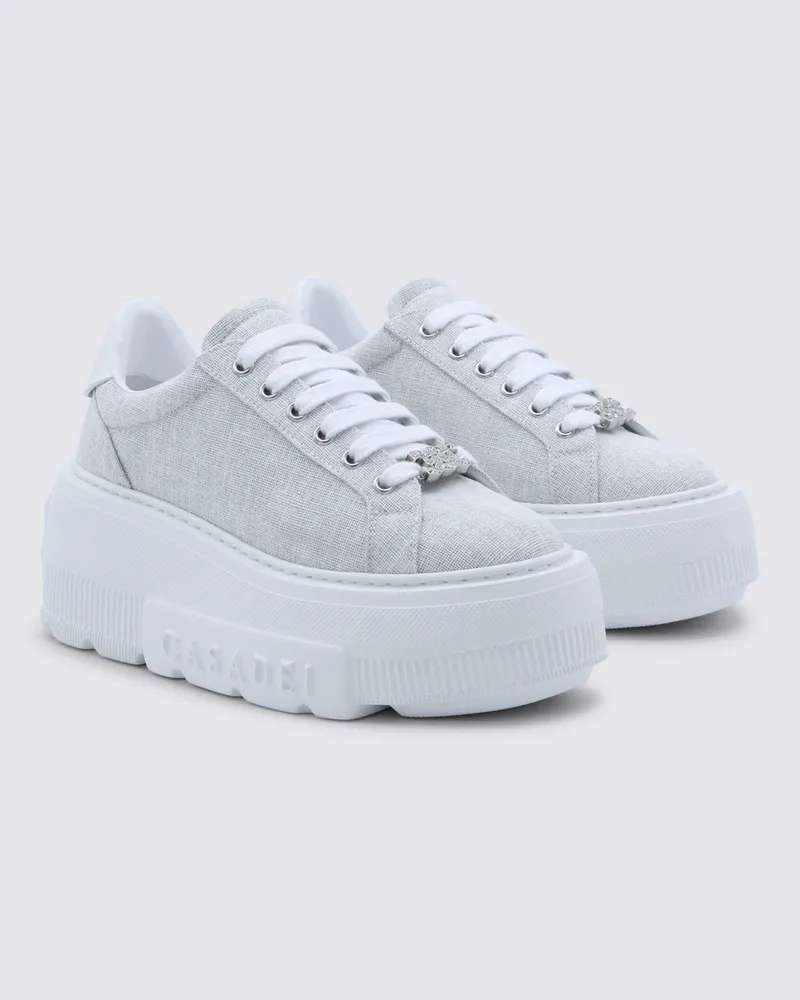 Casadei Women's Sneakers Beige _ Cover Tex-Le Sole El Tex/le Beige