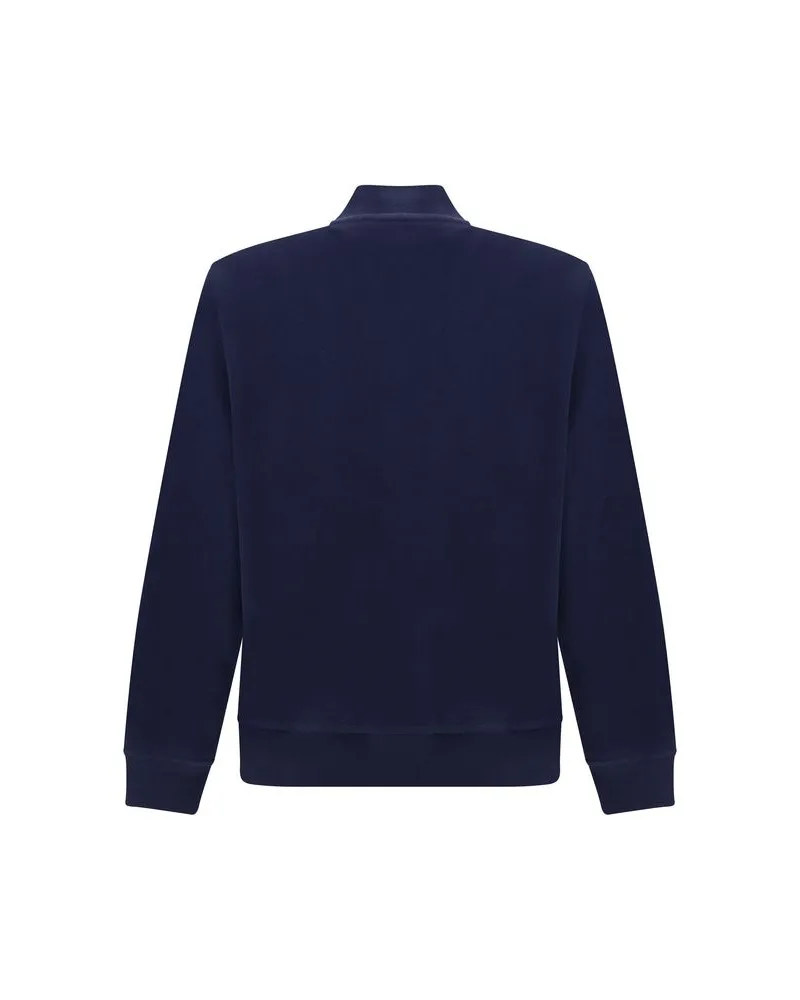 Brunello Cucinelli Men's Blue Cotton Sweatshirt Clothing Navy