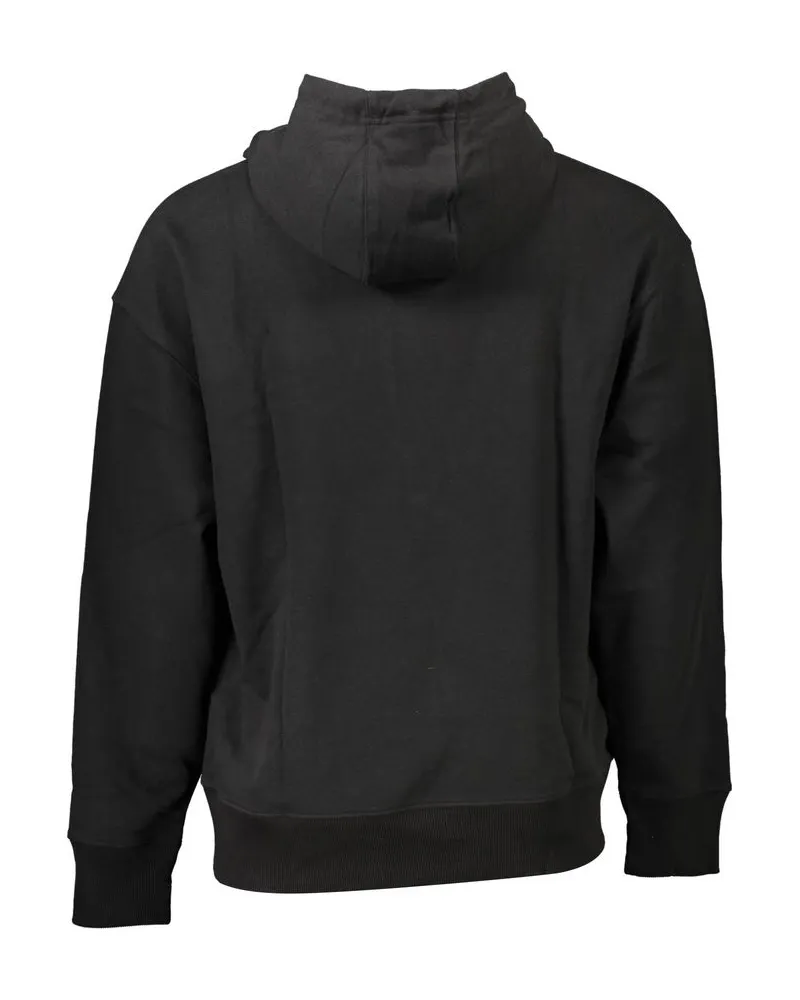 Tommy Hilfiger Embroidered Logo Hoodie — Black Black