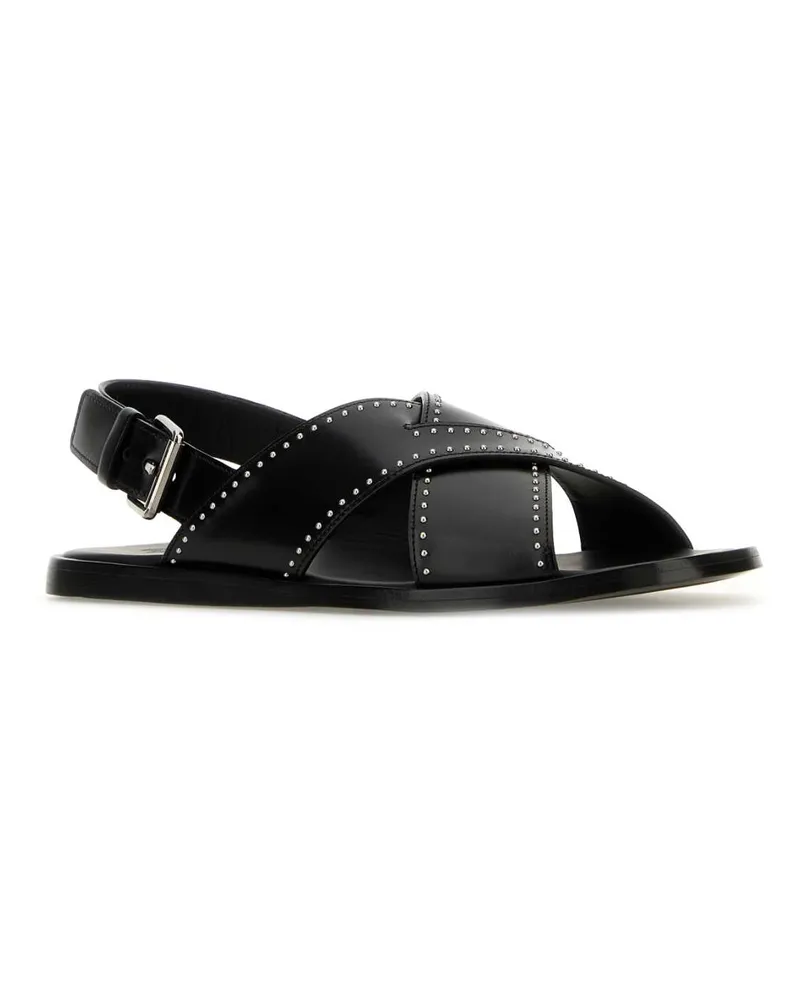 Church's Women's Black Leather Oksana Sandals Sandali Black