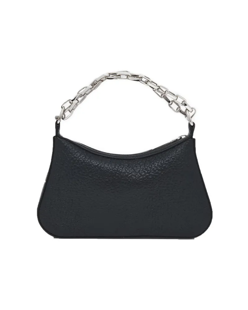 Alexander McQueen Women's Mini T-Buckle Clutch Bag Black Main: Calf Skin Handbags Hand Black
