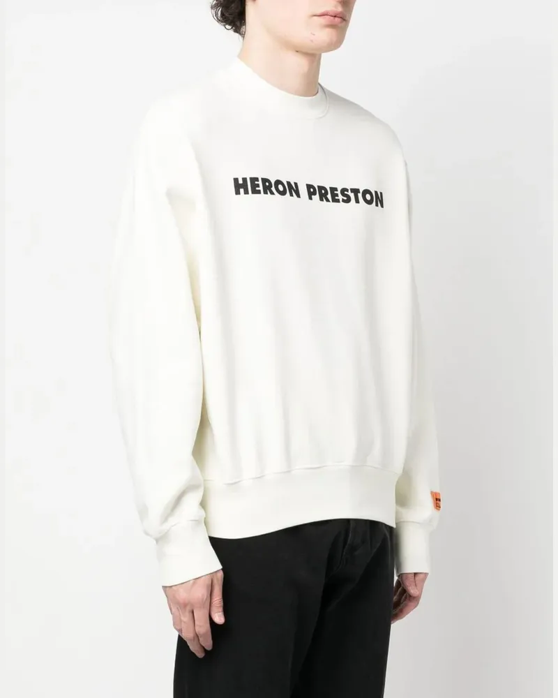Heron Preston Men's This Is Not Logo Sweatshirt White Clothing > Knitwear White