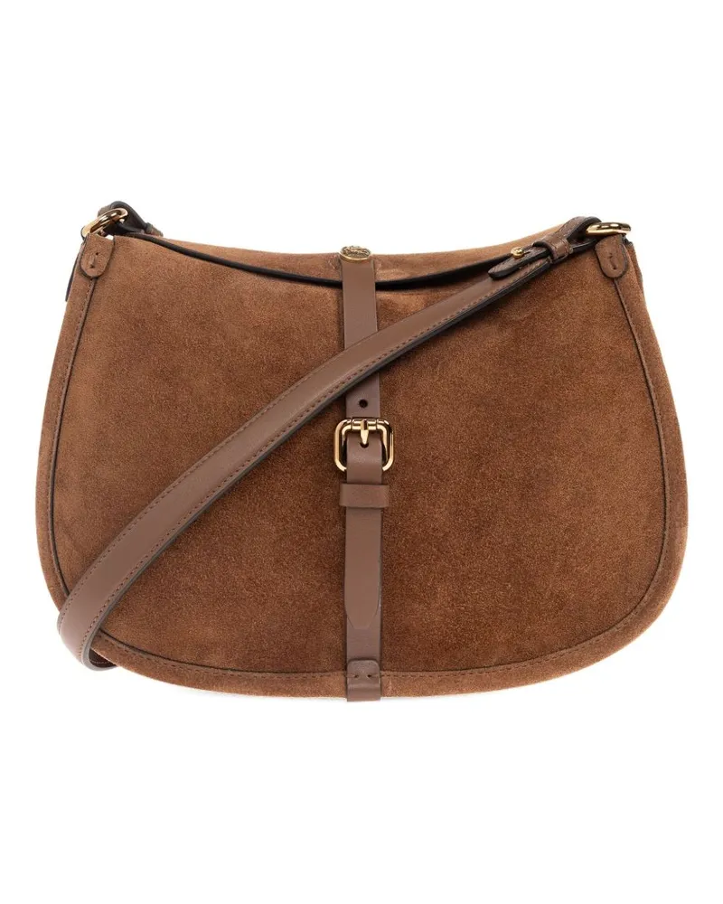 Etro Women's Shoulder Bag Pony Sand Cowhide; Lining: Calfskin Brown
