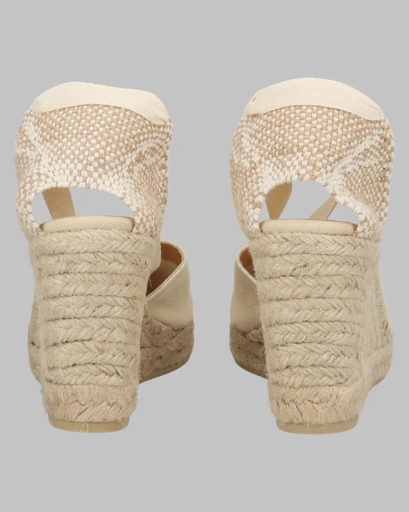 Castañer Carina Espadrille Flat — Beige Beige