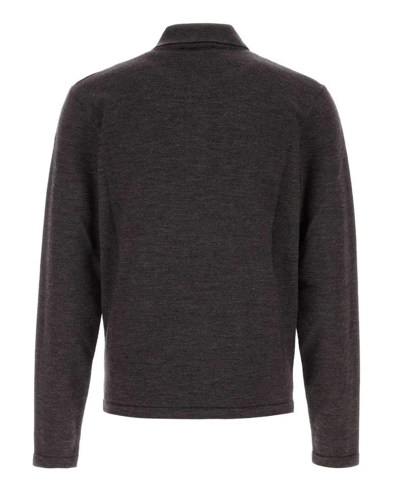 Christophe Lemaire Wool Polo — Gray Gray