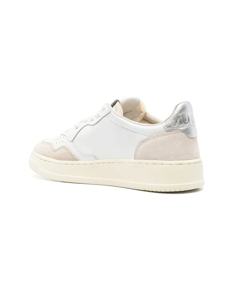 AUTRY Women's Sneakers Medalist White-Beige Leather White-Neutrals Trainers White/neutrals White