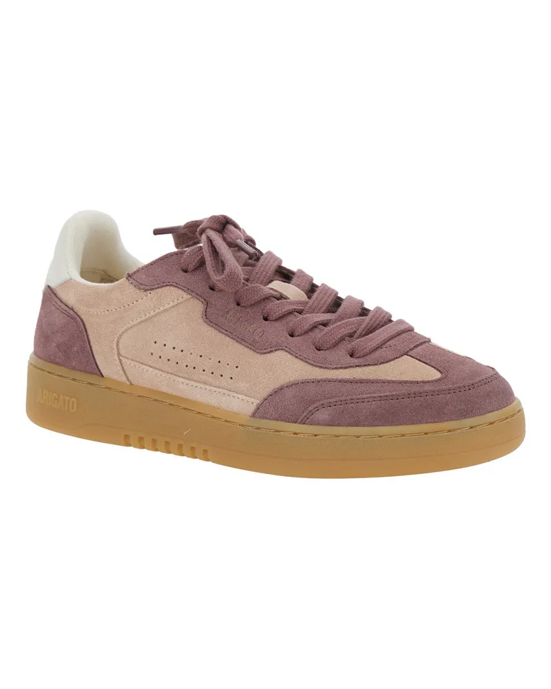 Axel Arigato Women's Pink Low Top Sneakers With Logo Details Leather Trainers Pink