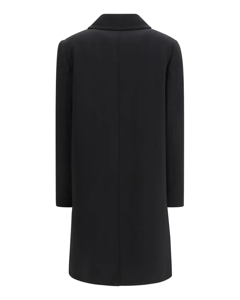 Max Mara Women's Racconto Overcoat Nero Coat Black