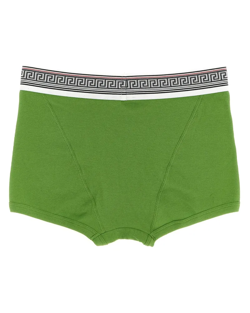 Versace Women's Bicolor Cotton Briefs Clothing Green