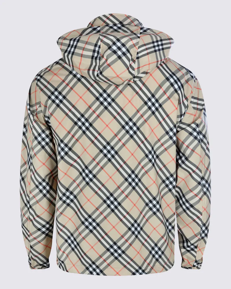 Burberry Men Jackets Sand Ip Check _pl Beige