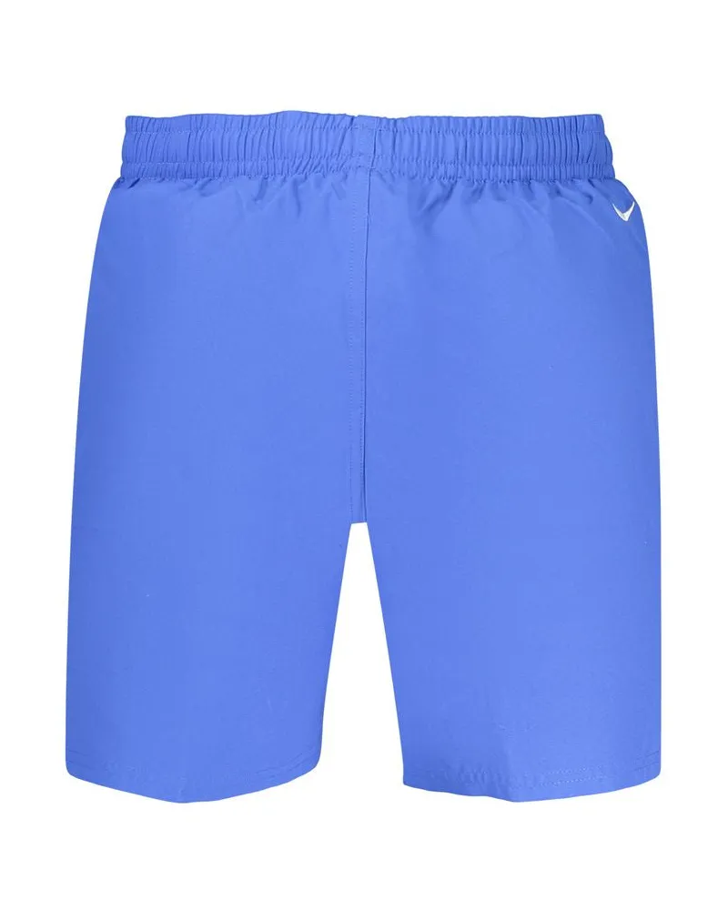 Nike Logo-Print Swim Shorts — Blue Blue