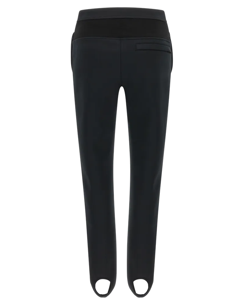 Courrèges Stirrup Technical Jersey Trousers — Black Black