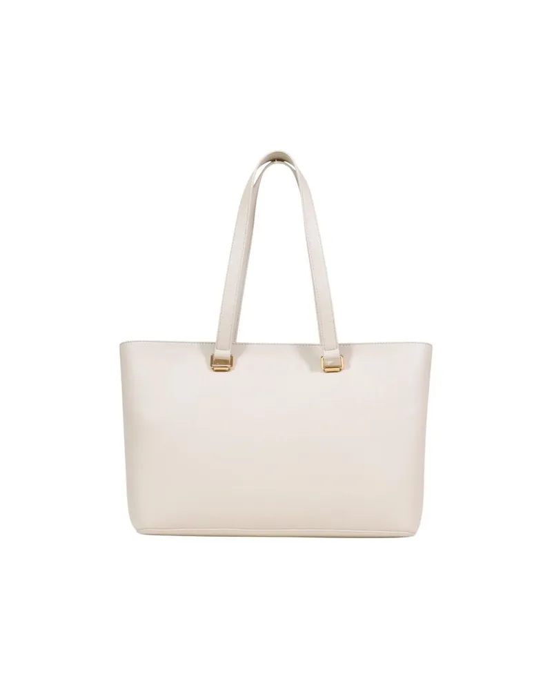 Moschino Women's Beige Polyethylene Handbag Bag Beige